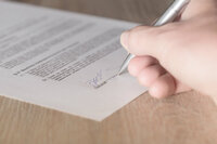 WMS contract - person signing contract