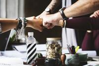 WMS implementation team - fist bump