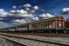 supply chain statistics - freight train