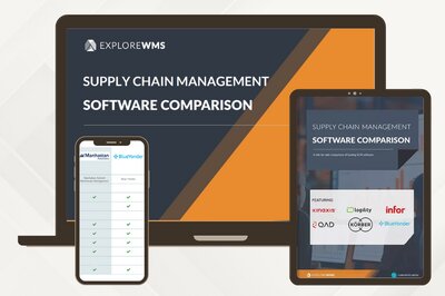 Explore WMS SCM comparison guide 3 device hero image